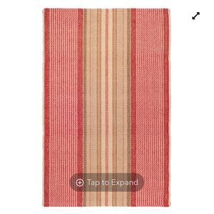 Dash and Albert cotton rug.   Framboise pattern.   Size 2’x3’